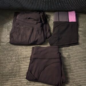 LOT of 3 lululemon bottoms